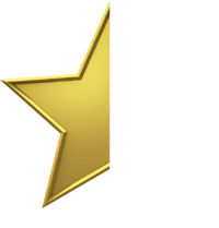 Gold-star-half